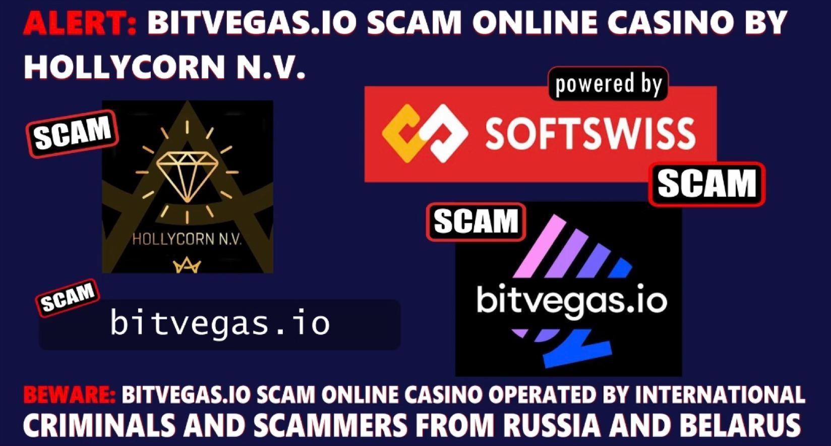 Bitvegas Casino Scam-Softswiss-N1 Interactive-Hollicorn NV-Roland Yakovlevich Isaev-Paata Gamgoneishvili-Ivan Montik-Pavel Kashuba-Dmitry Yaikov