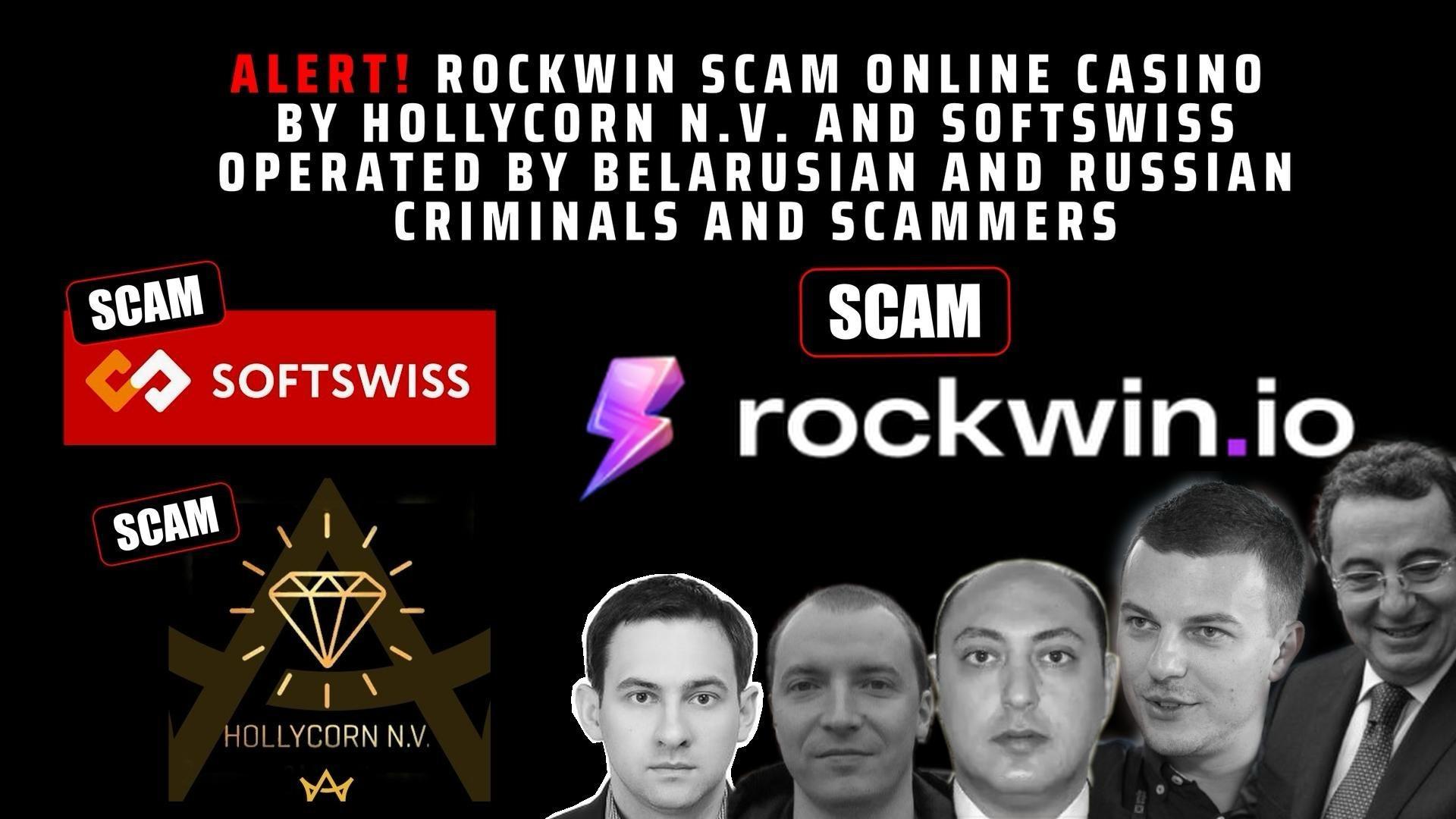 Fraud alert - Cybercrime Rockwin Casino scam online casino